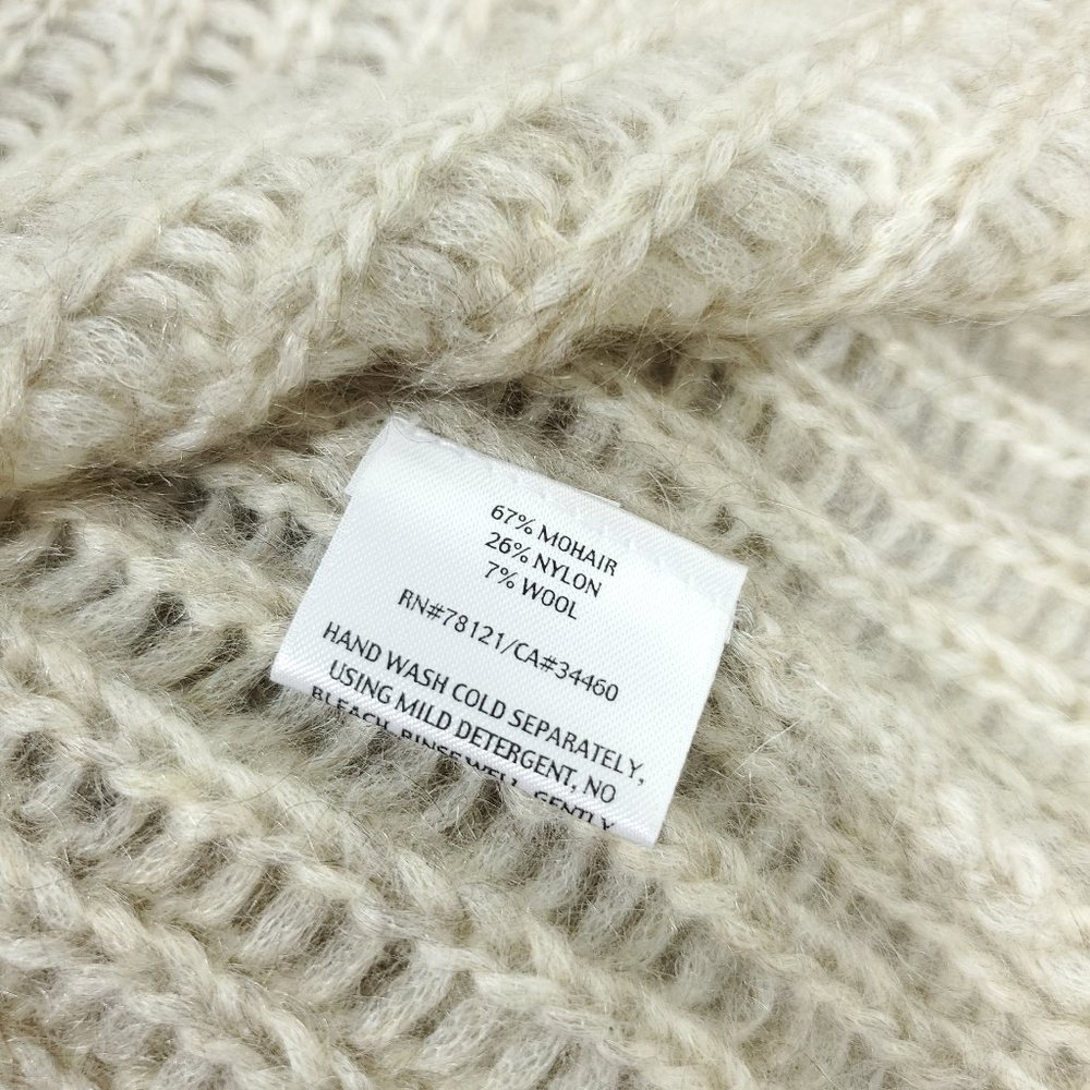 Eileen Fisher Wool Mohair Cowl Neck Knit Sweater - Picture 8 of 8